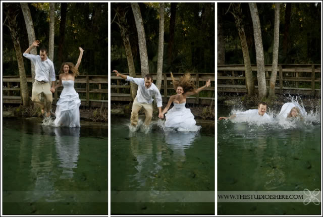 trash the dress wedding pictures